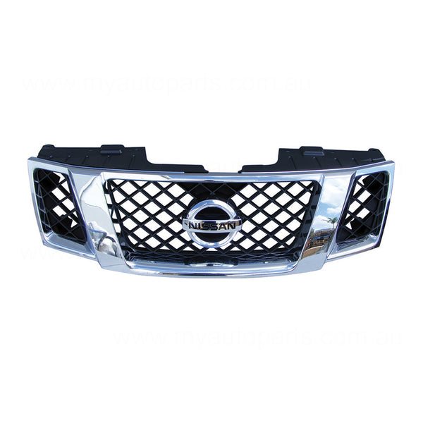 Chrome Grille Genuine suits Nissan Navara D40 & Pathfinder R51