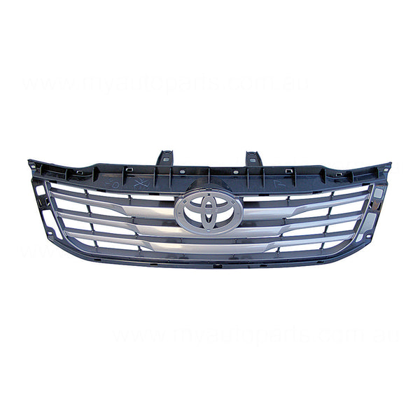 Black Grille Genuine suits Toyota Hilux 7/2011 to 4/2015