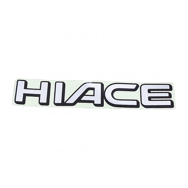 Tail Gate Emblem Genuine Suits Toyota Hiace RZH / LH10# 1989 to 2005