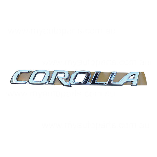 Tail Gate Emblem Genuine Suits Toyota Corolla ZZE122R 2001 to 2007