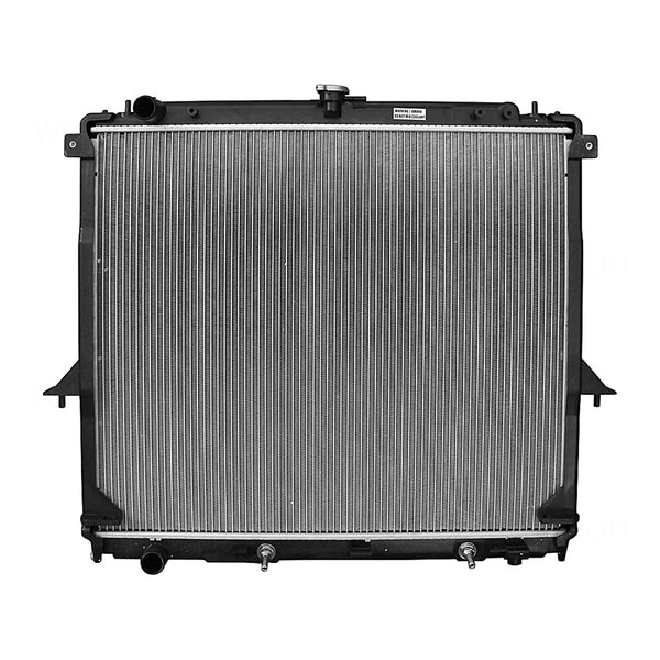 Radiator 35 / 35 mm Plastic Aluminium 600 x 688 x 32 mm Automatic 2.5L L YD25 Aftermarket Suits Nissan Navara D40 2008 to 2015