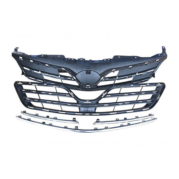 Black Grille Aftermarket suits Toyota Corolla 4/2010 to 11/2013