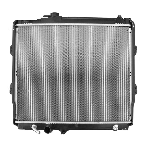 Radiator 34 / 34 mm Plastic Aluminium 450 x 528 x 36 mm Automatic 3.0 L 5L Aftermarket Suits Toyota Hilux RZN149R 1997 to 2001