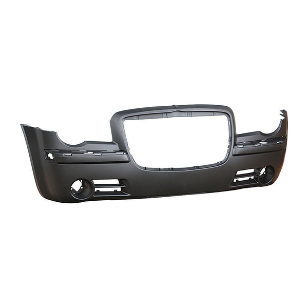 Aftermarket Front Bar Black Without Flare With Fog Light Without Head Lamp Washer With Mould Without Tow Hook suits Chrysler 300C 300C 2005 to 2008