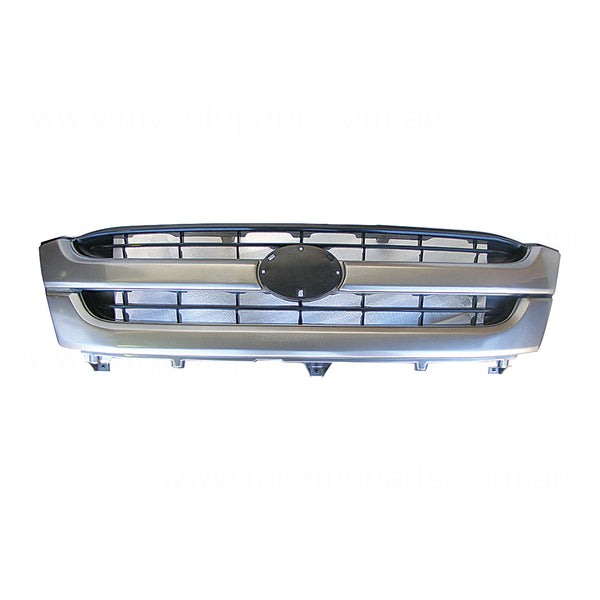 Silver Grille Aftermarket suits Toyota Hilux 11/2001 to 2/2005