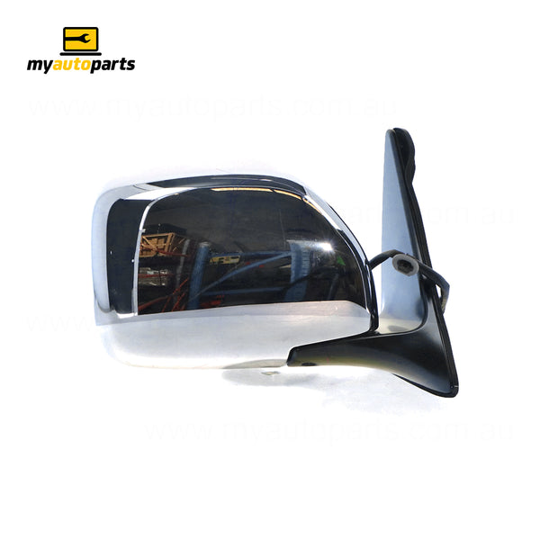 Chrome Door Mirror Electric Adjust Drivers Side Genuine Suits Toyota Landcruiser 100 SERIES 1998 to 2007