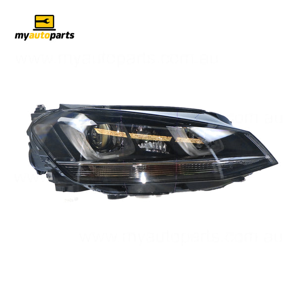 Head Lamp Drivers Side Genuine Suits Volkswagen Golf MK 7 2015 to 2017