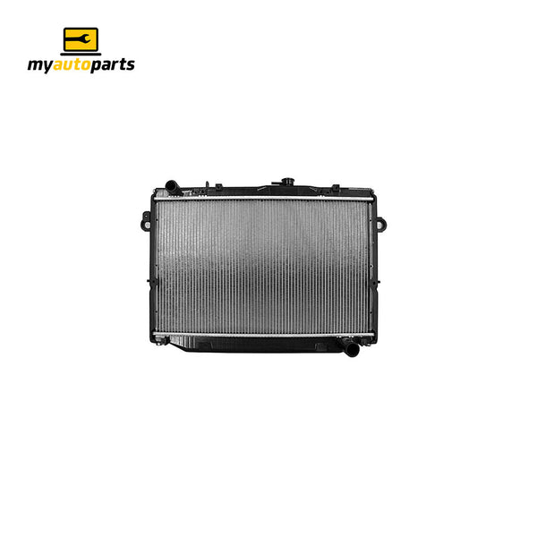 Radiator 38 / 42 mm Plastic Aluminium 425 x 698 x 36 mm Manual 4.2 L 1HZ Aftermarket Suits Toyota Landcruiser 100 SERIES 1998 to 2007