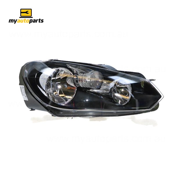 Halogen Head Lamp Drivers Side Genuine Suits Volkswagen Golf MK 6 2009 to 2021