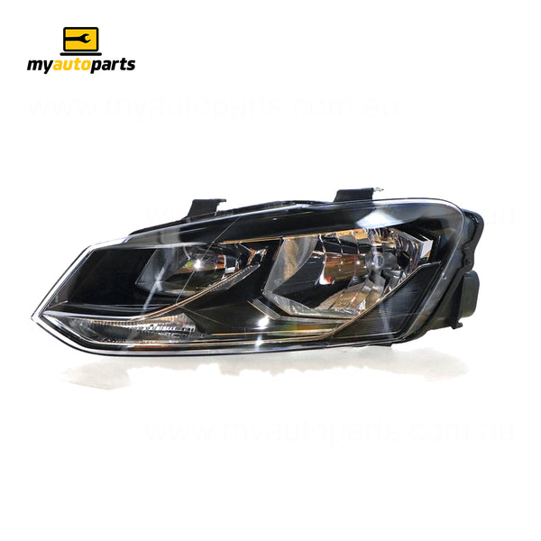 Halogen Head Lamp Passenger Side Certified Suits Volkswagen Polo 6R 2014 to 2018