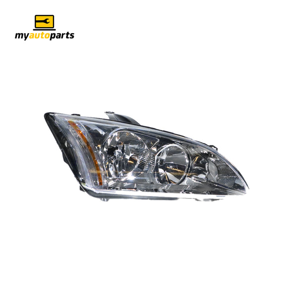 Halogen Manual Adjust Head Lamp Drivers Side Certified Suits Ford Focus LS/LT 2005 to 2009