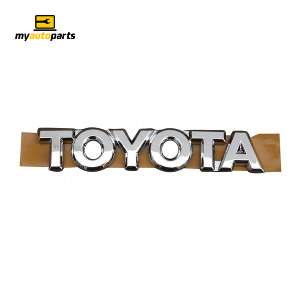 Tail Gate Emblem Genuine Suits Toyota Echo NCP10R/NCP13R 1999 to 2005