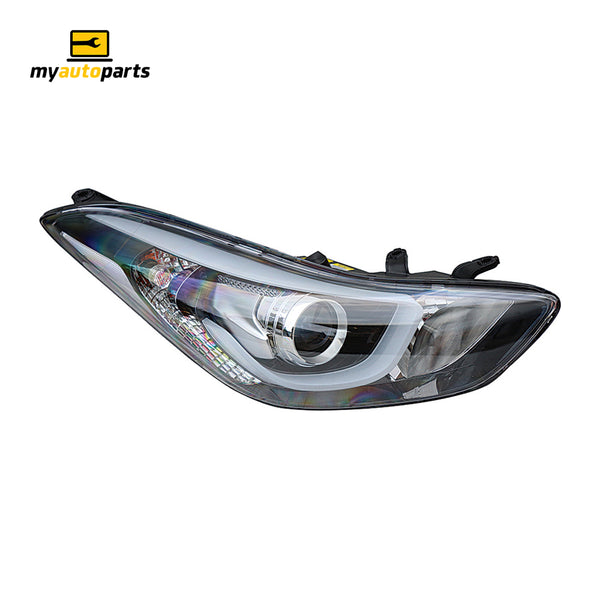 Xenon Head Lamp Drivers Side Genuine Suits Hyundai Elantra MD 2013 to 2016