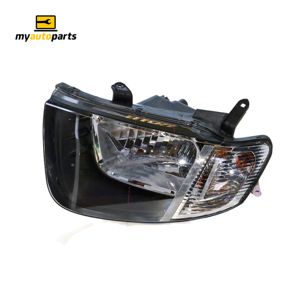 Head Lamp Drivers Side Genuine Suits Mitsubishi Triton ML GL/GLX 2006 to 2009