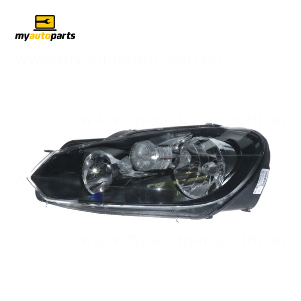 Halogen Head Lamp Passenger Side Genuine Suits Volkswagen Golf MK 6 2009 to 2021