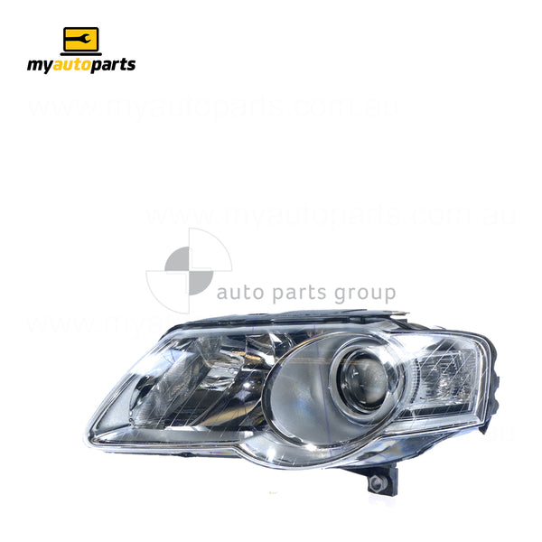 Halogen Electric Adjust Head Lamp Passenger Side OES Suits Volkswagen Passat B6 2006 to 2011