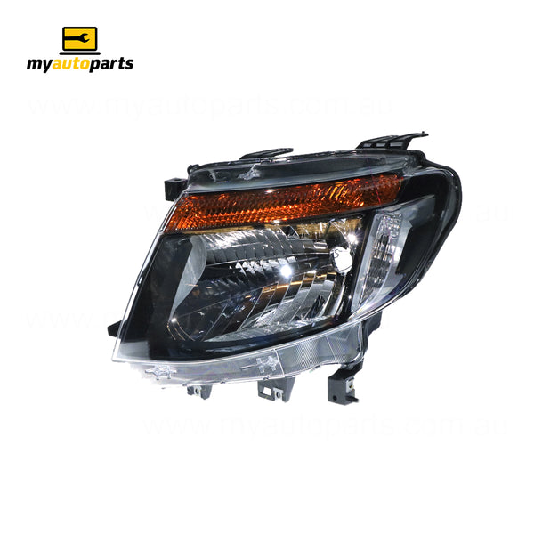 Halogen Head Lamp Passenger Side Genuine Suits Ford Ranger PX 2011 to 2015