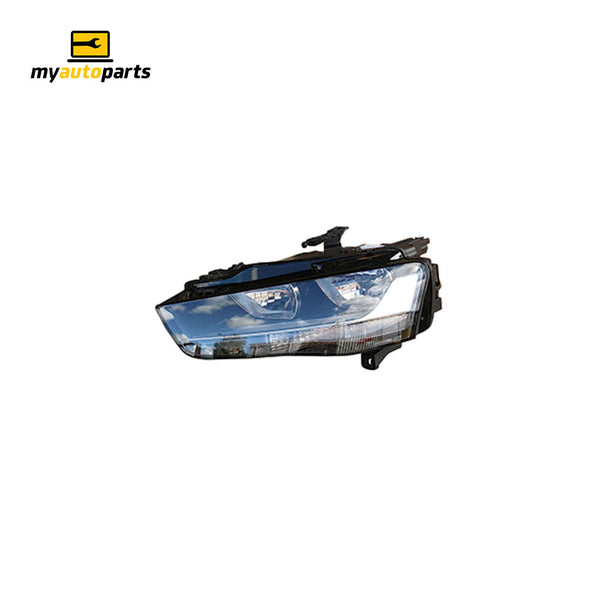 Halogen Head Lamp Passenger Side OES Suits Audi A4 B8 2012 to 2015