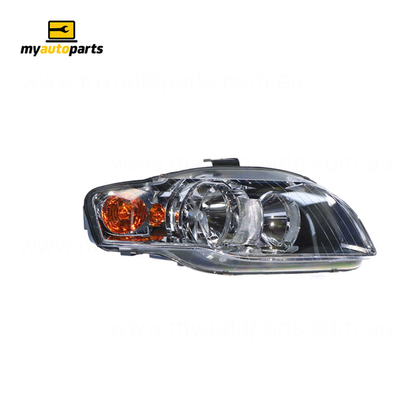 Halogen Head Lamp Drivers Side Certified Suits Audi A4 B7 Sedan/Wagon 2005 to 2008