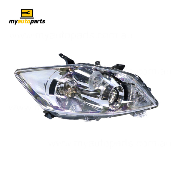 Halogen Head Lamp Drivers Side Certified Suits Toyota Corolla ZRE152R 2009 to 2012