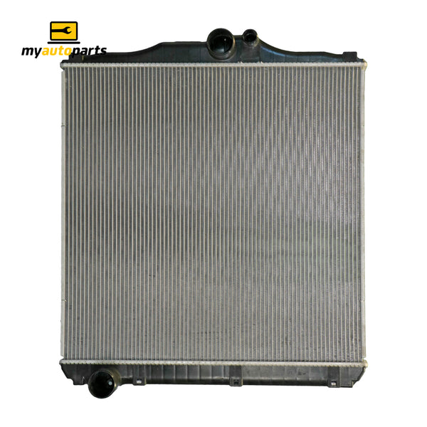 Radiator CT 67 / 67 mm Plastic Aluminium 740 x 738 x 56 mm Manual Aftermarket Suits Mitsubishi Mitsubishi/Fuso Truck FP5/FS5/FV5 1998 to 2021