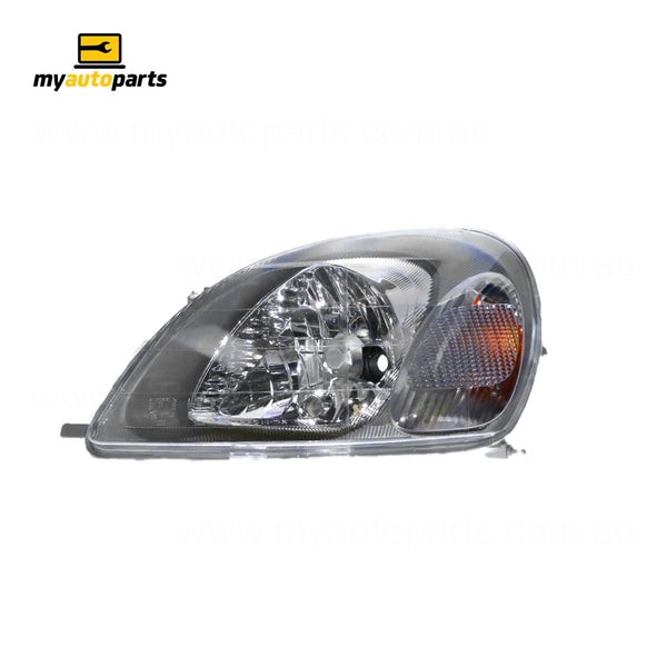 Head Lamp Passenger Side Certified Suits Toyota Echo NCP10R/NCP13R 1999 to 2002
