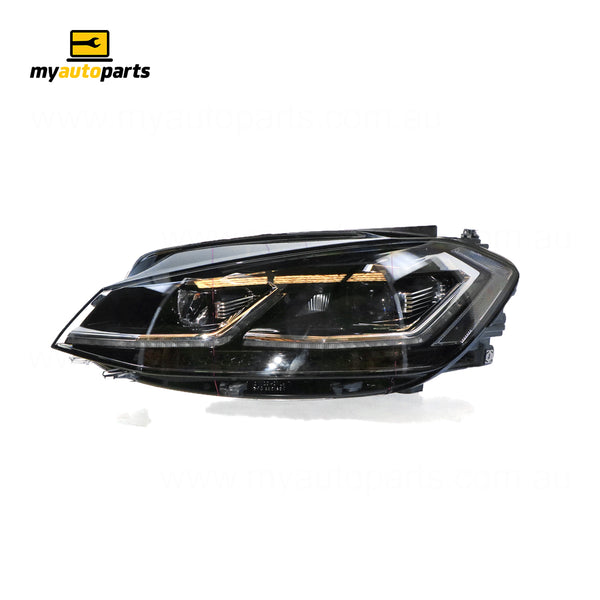 LED Head Lamp Passenger Side Genuine Suits Volkswagen Golf MK 7 2017 On