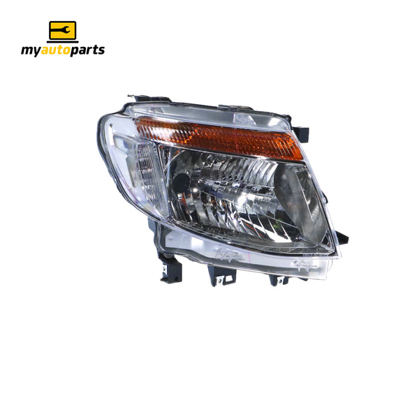 Chrome Head Lamp Drivers Side Certified Suits Ford Ranger Wildtrak PX 2011 to 2015