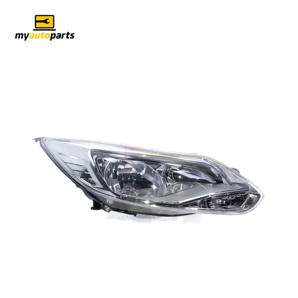 Chrome Head Lamp Drivers Side Certified Suits Ford Focus LW 2011 to 2012