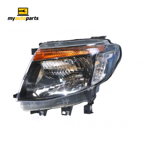 Halogen Head Lamp Passenger Side Certified Suits Ford Ranger PX 2011 to 2015