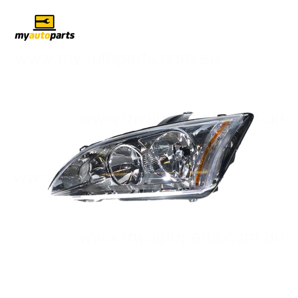 Halogen Manual Adjust Head Lamp Passenger Side Certified Suits Ford Focus LS/LT 2005 to 2009