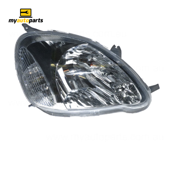 Halogen Manual Adjust Head Lamp Drivers Side Certified Suits Toyota Echo NCP10R/NCP13R 2002 to 2005