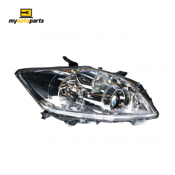 Halogen Head Lamp Drivers Side Genuine Suits Toyota Corolla ZRE152R 2009 to 2012