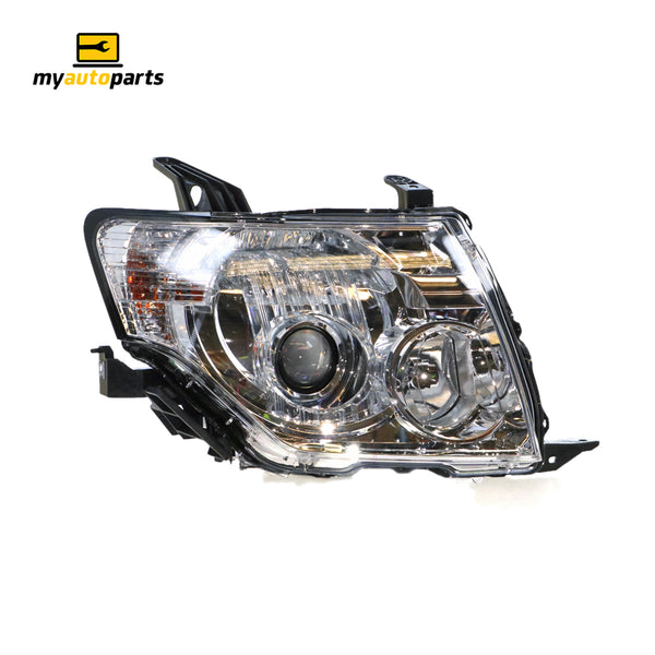 Xenon Chrome Head Lamp Drivers Side Genuine suits Mitsubishi Pajero Exceed 2006 to 2009