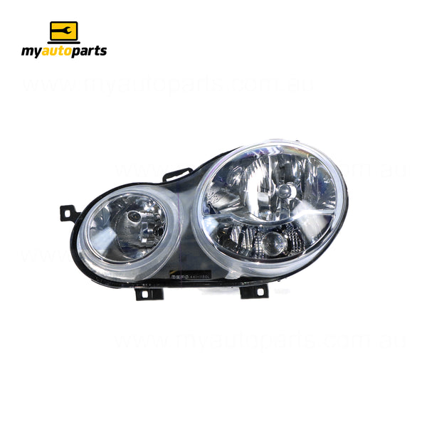 Halogen Electric Adjust Head Lamp Passenger Side Certified Suits Volkswagen Polo 9N 2002 to 2005