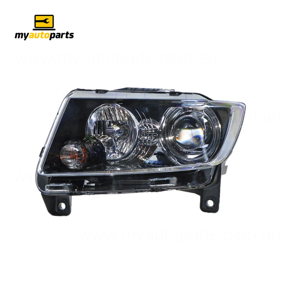 Bi-Xenon Head Lamp Passenger Side Genuine Suits Jeep Grand Cherokee SRT-8 WK 2/2011 to 7/2013