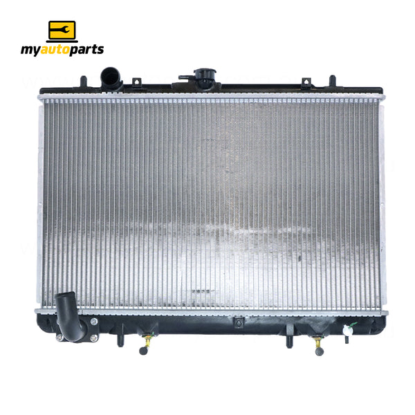 Radiator 35 / 35 mm Plastic Aluminium 375 x 598 x 32 mm Automatic 3.0L L 6G72T Aftermarket Suits Mitsubishi Triton MK 1996 to 2006