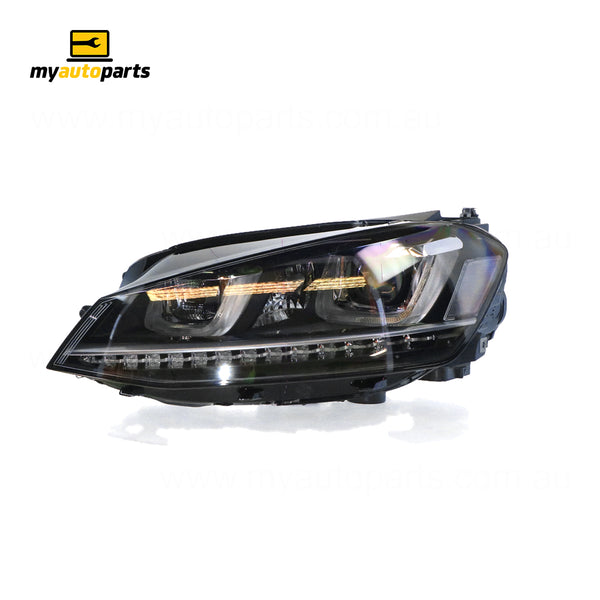 Xenon Head Lamp Passenger Side Genuine Suits Volkswagen Golf R MK 7 4/2014 to 7/2017