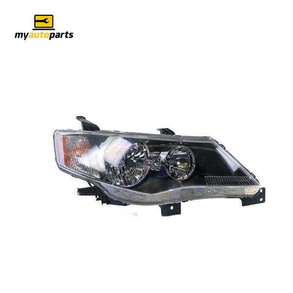 Halogen Head Lamp Drivers Side Genuine Suits Mitsubishi Outlander ZG 2006 to 2007