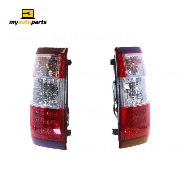 LED Tail Lamp Pair Aftermarket Suits Toyota Landcruiser 100 SERIES 2005 to 2007