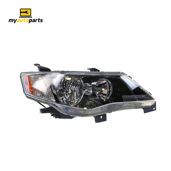 Xenon Head Lamp Black Drivers Side Genuine Suits Mitsubishi Outlander ZG 2006 to 2009