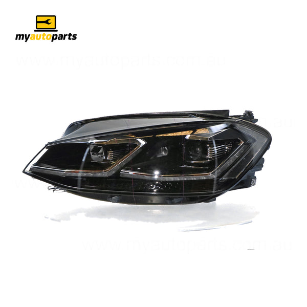 LED Head Lamp Passenger Side Genuine Suits Volkswagen Golf R MK 7 2017 On