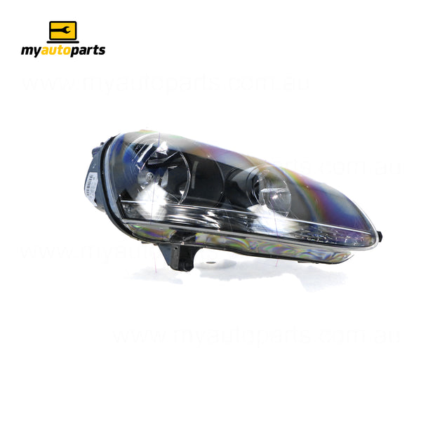 Black Head Lamp Drivers Side Genuine Suits Volkswagen Golf MK 5 2004 to 2009