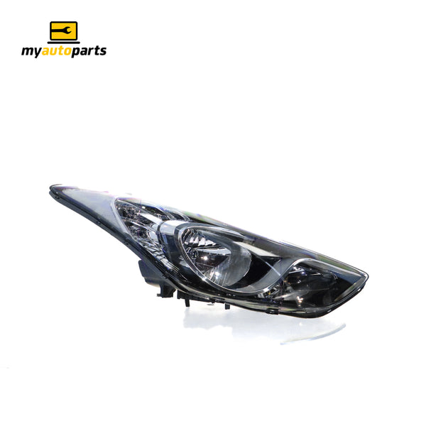 Halogen Head Lamp Drivers Side Certified Suits Hyundai Elantra MD 2011 to 2013