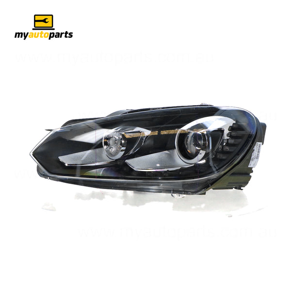 Xenon Head Lamp Passenger Side Genuine Suits Volkswagen Golf MK 6 Cabriolet 11/2011 On