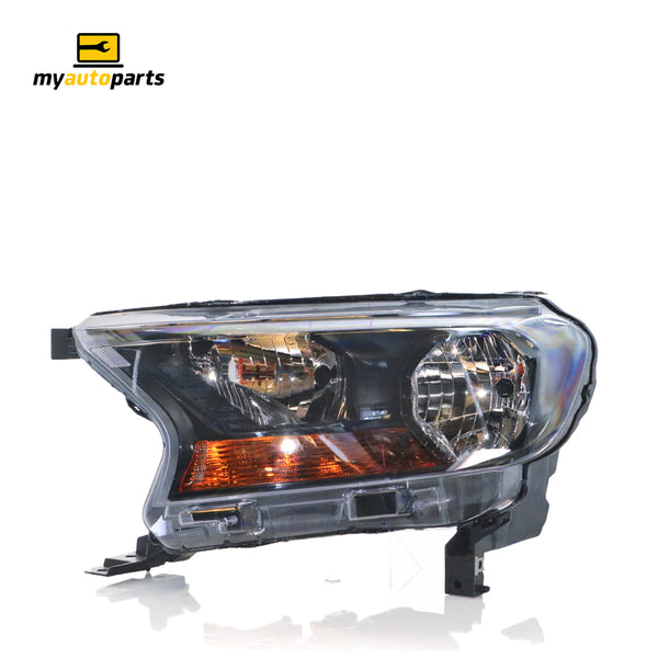 Head Lamp Passenger Side Certified Suits Ford Ranger XL/XLS PX 2015 to 2018