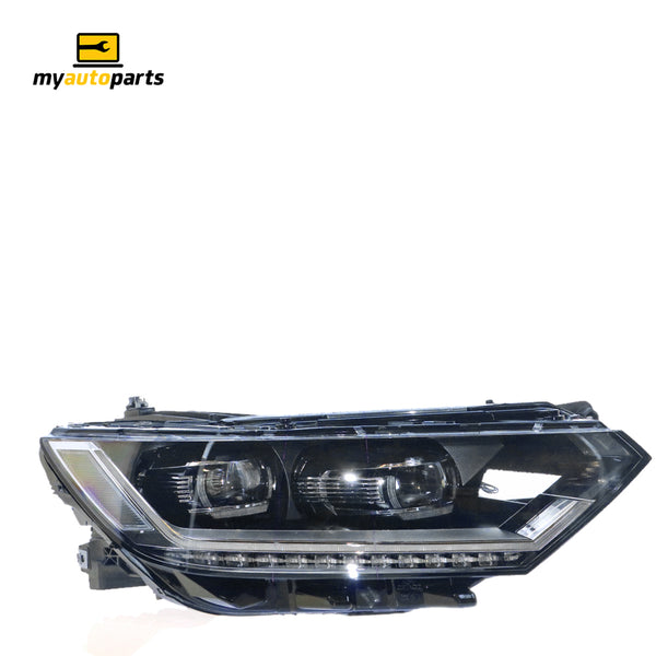 Head Lamp Drivers Side Genuine Suits Volkswagen Passat B8 2015 to 2021