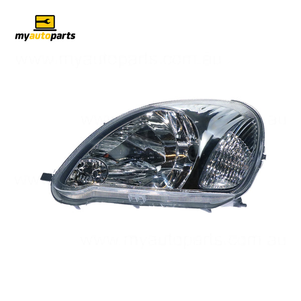 Halogen Manual Adjust Head Lamp Passenger Side Certified Suits Toyota Echo NCP10R/NCP13R 2002 to 2005